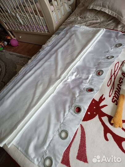 Шторка тюль белая