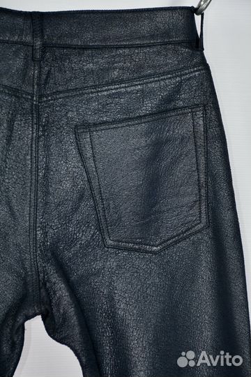 Кожаные брюки Diesel L-MAC-CRK