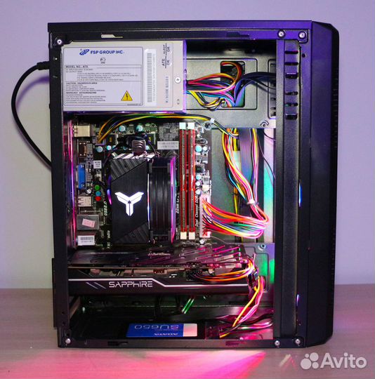 Мощный игровой пк Intel/16л.ядер/SSD512/DDR16/RX58