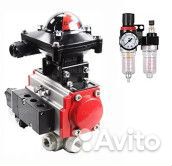 Кран шаровой DN.ru RP.SS316.200.MM 3/4 Ду20 Ру63 стандартнопроходной трехходовой L-тип, нержавеющая