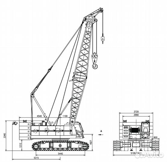 Гусеничный кран Zoomlion ZCC 850V, 2024