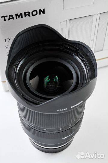 Tamron 17-28 mm f/2.8 Di III RXD Sony E
