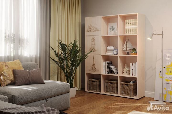 Детский стеллаж 12 ячеек