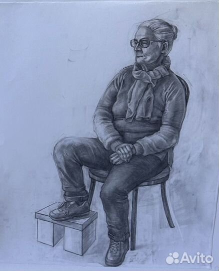 Академический рисунок обнаженная натура