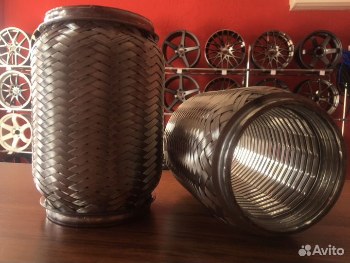 Гофра глушителя interlock 76\150 из 304 нержи