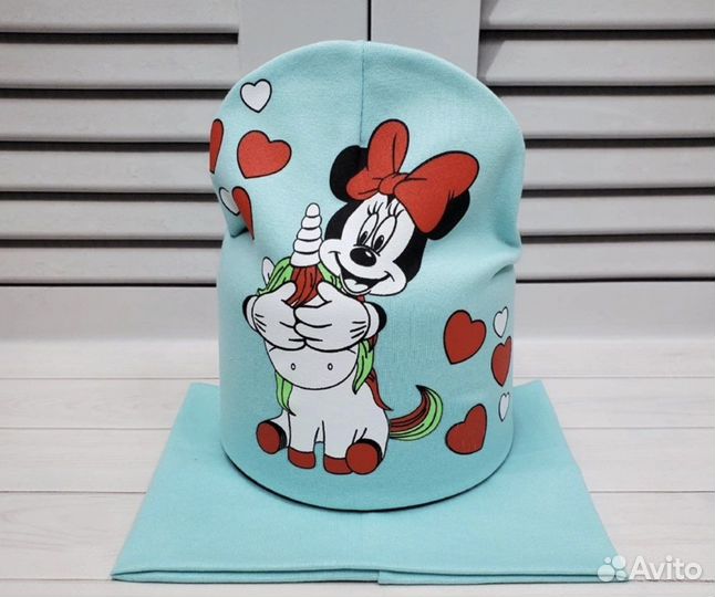 Комплекты для девочки, шапка + снуд, много цветов