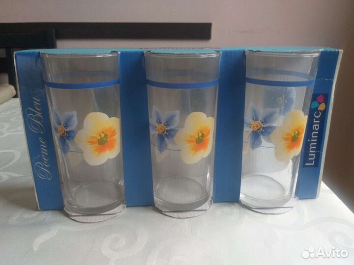 Стаканы, набор из 3х шт. франция