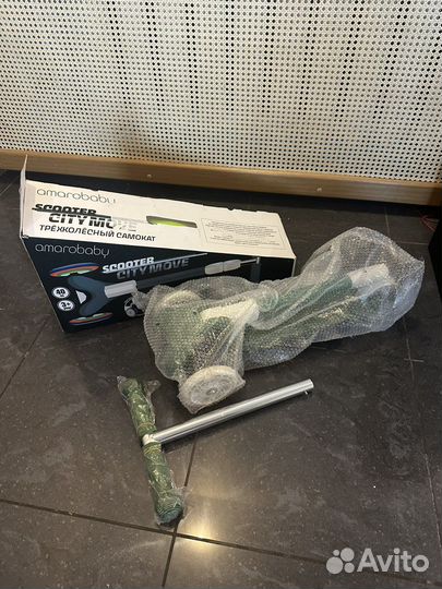 Самокат детский трехколесный новый