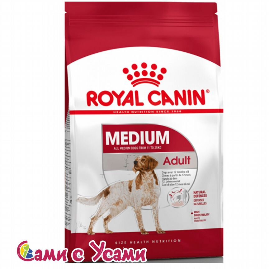 Royal canin Medium Adult Корм сух.д/средних собак