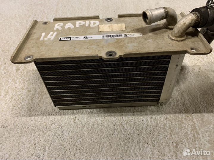 Интеркулер skoda rapid