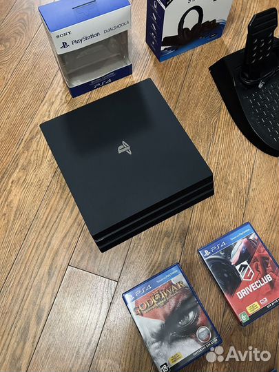 Sony playstation 4 pro + набор