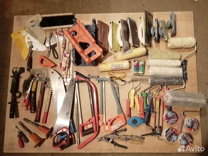 Набор строительного инструмента для ремонта в доме