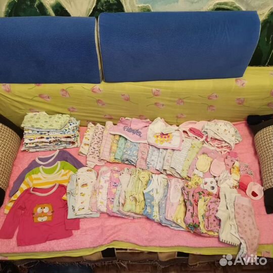 Пакет вещей для девочки от 0 до 3 месяцев