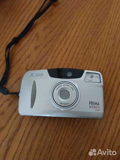 Плёночный фотоаппарат canon prima zoom 76