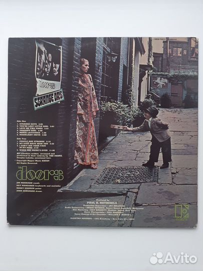 Пластинка The Doors - Strange Days, Elektra, USA