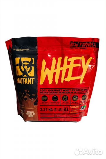 Протеин Mutant Whey, 2270 г, тройной шоколад