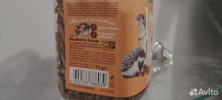 Насекомые для грызунов