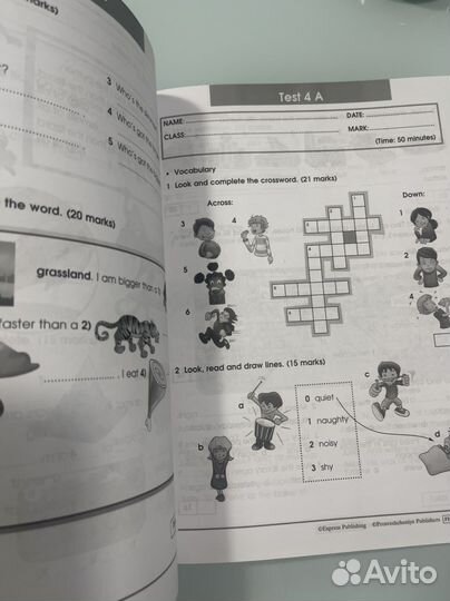 Starlight 4 класс test booklet и сборник упражнени