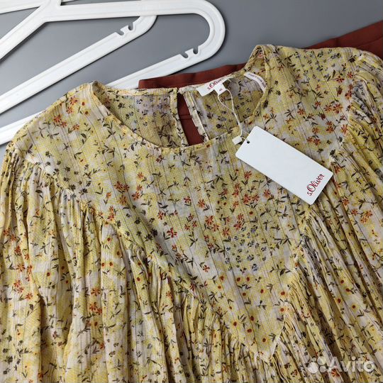 Блузка женская s.Oliver натуральная 52 54 новая