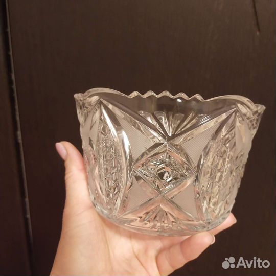 Вазы хрустальные