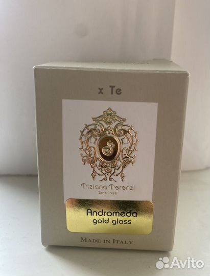 Арома свеча Tiziana Terenzi Andromeda gold glass