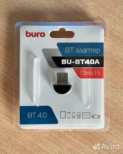Bluetooth адаптер Buro BU-BT40A