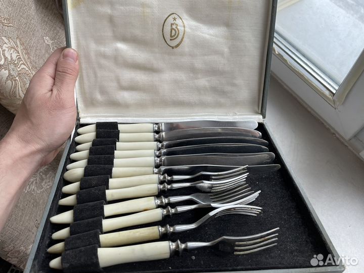 Набор столовых приборов вилки ножи СССР