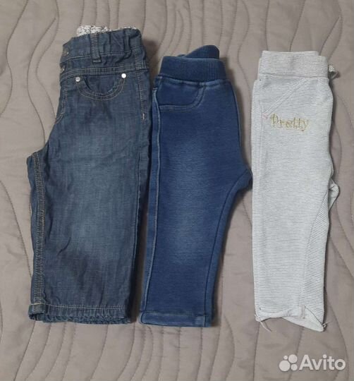 Пакет одежды на девочку 74, 80 размер