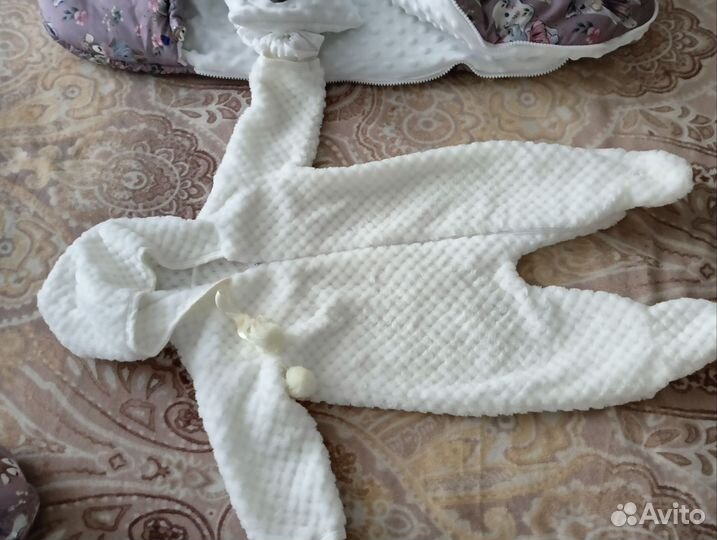 Конверт на выписку для девочки осень зима