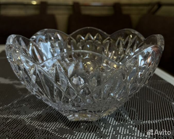 Салатник хрустальный