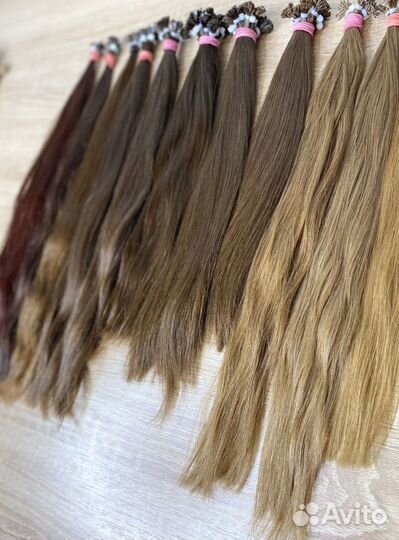 Славянские волосы на mini капсулах, 100шт