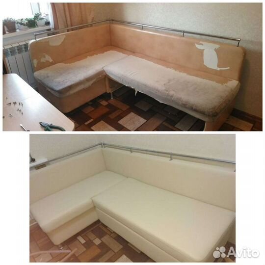 Реставрации и ремонт мягкой мебели, 