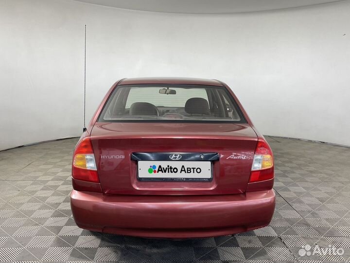 Hyundai Accent 1.5 МТ, 2006, 350 875 км