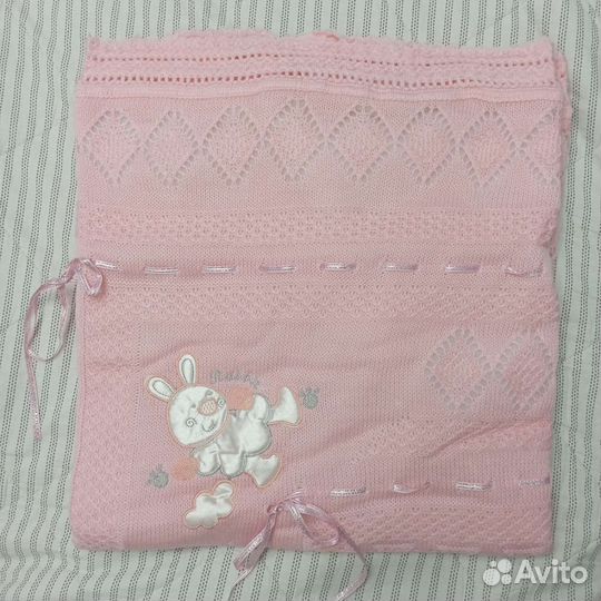 Плед детский вязаный