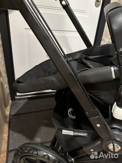 Коляска bugaboo cameleon 3 2в1 черная с аксами