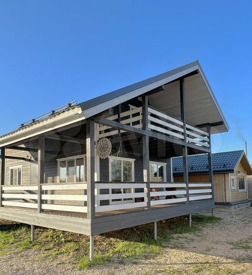 Коттедж 110 м² на участке 10 сот.