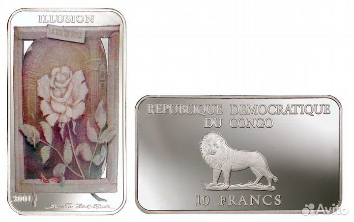 Монета illusion la vie en rose