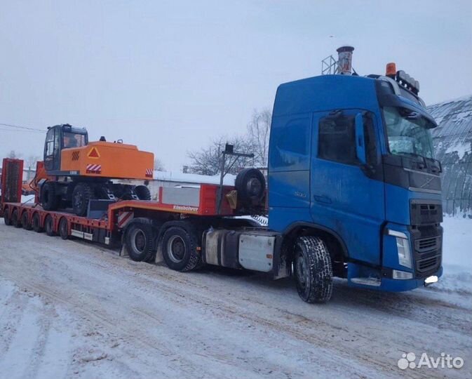 Низкорамный трал перевозка негабарита