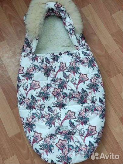 Зимний конверт в коляску