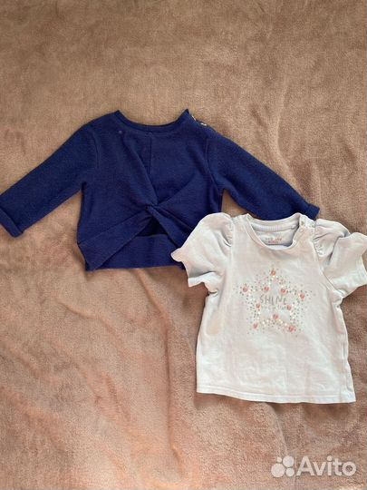 Вещи пакетом на девочку 74-80