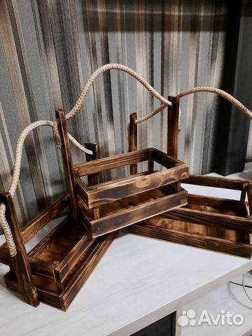 Ящики подарочные, деревянные