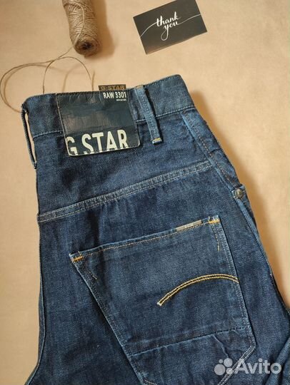 Джинсы G Star Raw 3301