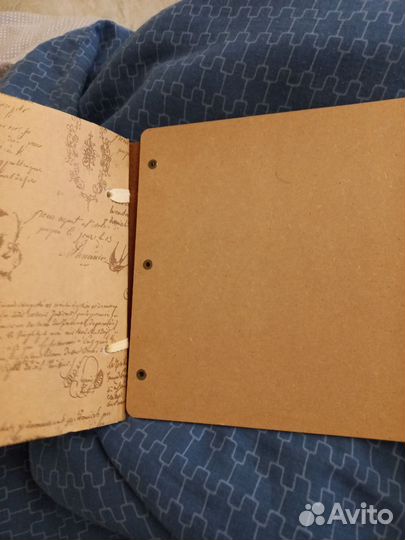 Винтажный альбом для фото 23см на 23см