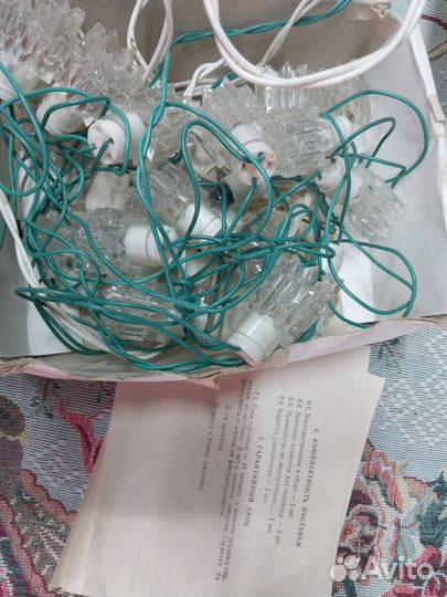 Елочные гирлянды СССР