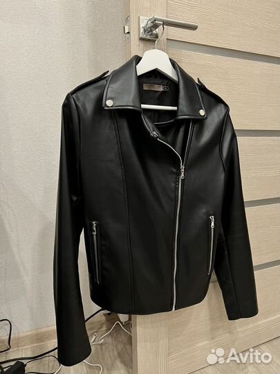 Женская куртка косуха из экокожи S (44)