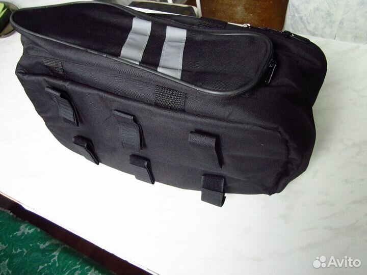 Прочная вело-сумка на багажник. Велосипед