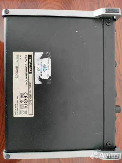Звуковая карта Tascam US 2x2, требует ремонта