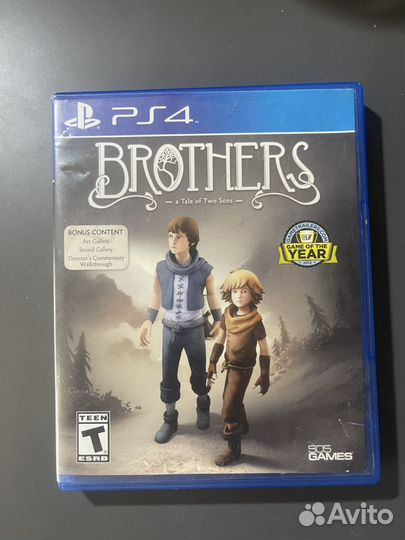 Brothers a tale of two sons ps4 Диск