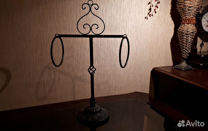 Новый Полотенцедержатель кованый торг