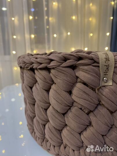 Корзины из трикотажной пряжи